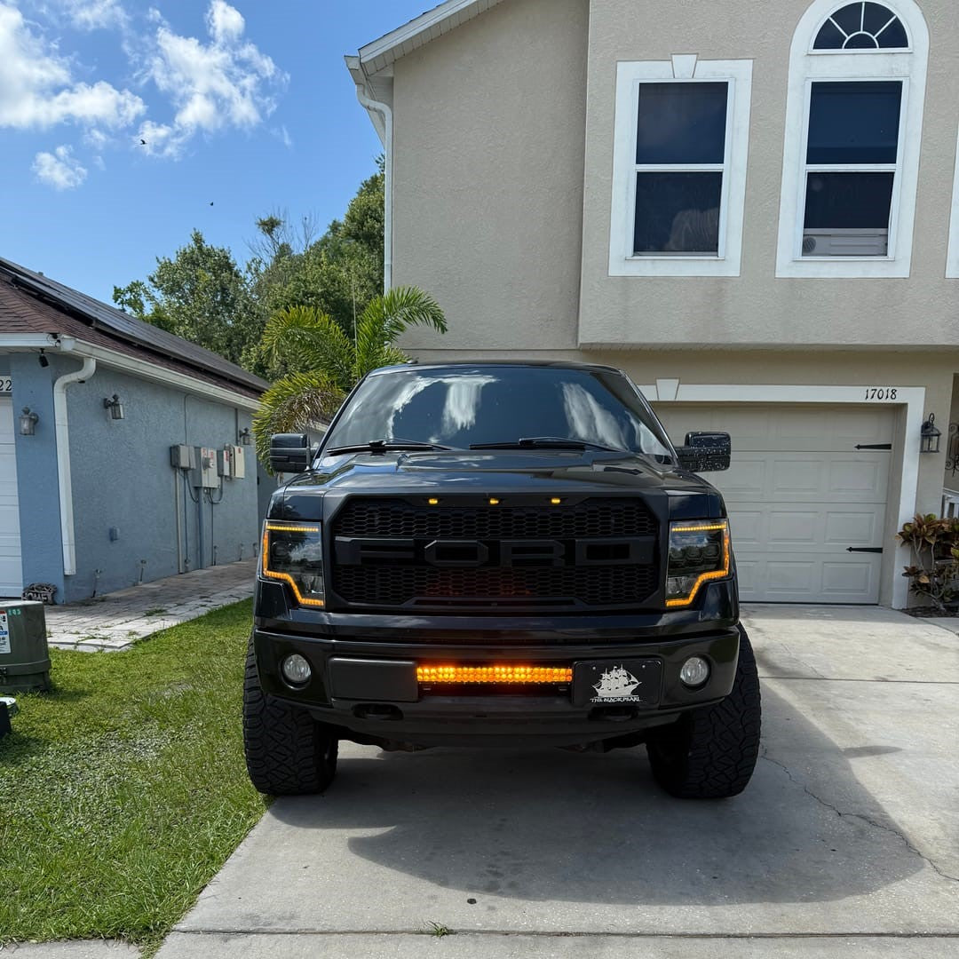 Dual Color 4D LENS Strobe Led Light Bar with Slide Bracket