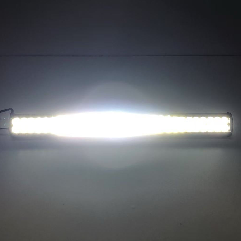 Dual Color 4D LENS Strobe Led Light Bar with Slide Bracket