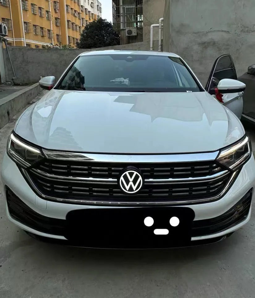 Volkswagen logo front grill LED mirror illuminated emblem ACC radar compatible